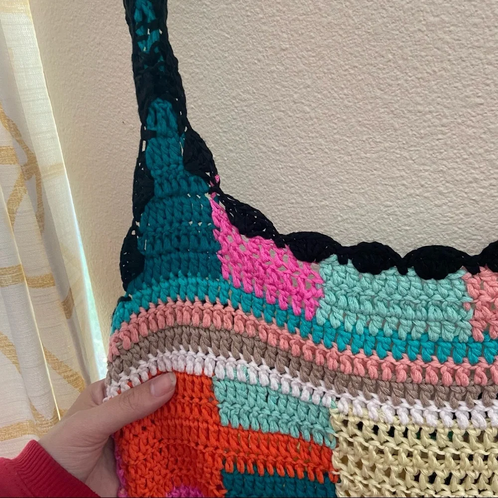 Tach Clothing Multicolor Meryl Crochet Mini Dress - Picture 7 of 9